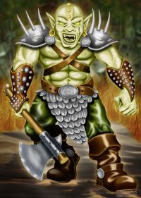 Tarcza fantasy Troll Warrior MM Crafts